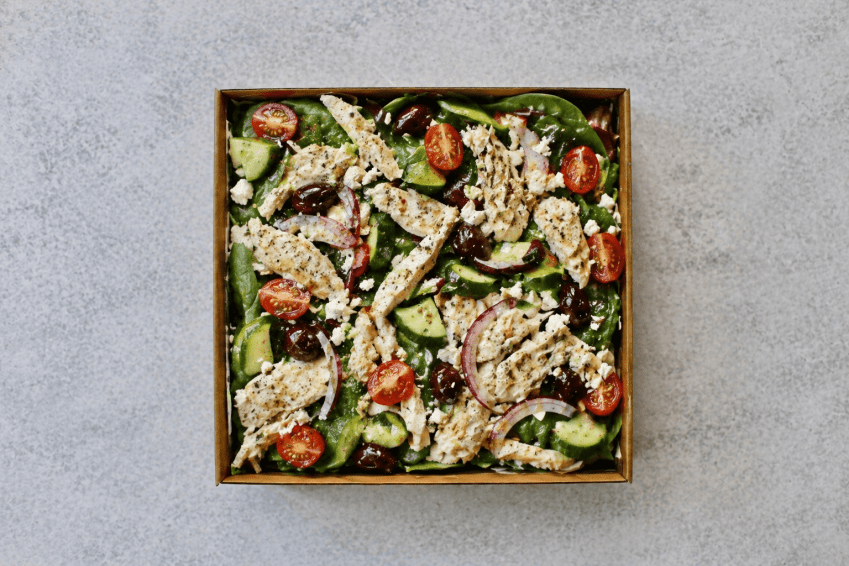 Mediterranean Chicken Salad Platter