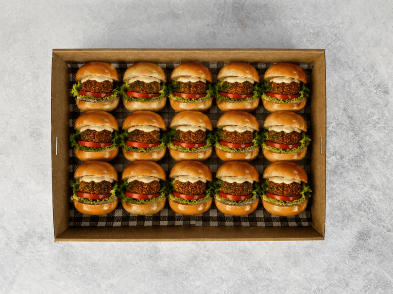Mini Falafel Sliders Box