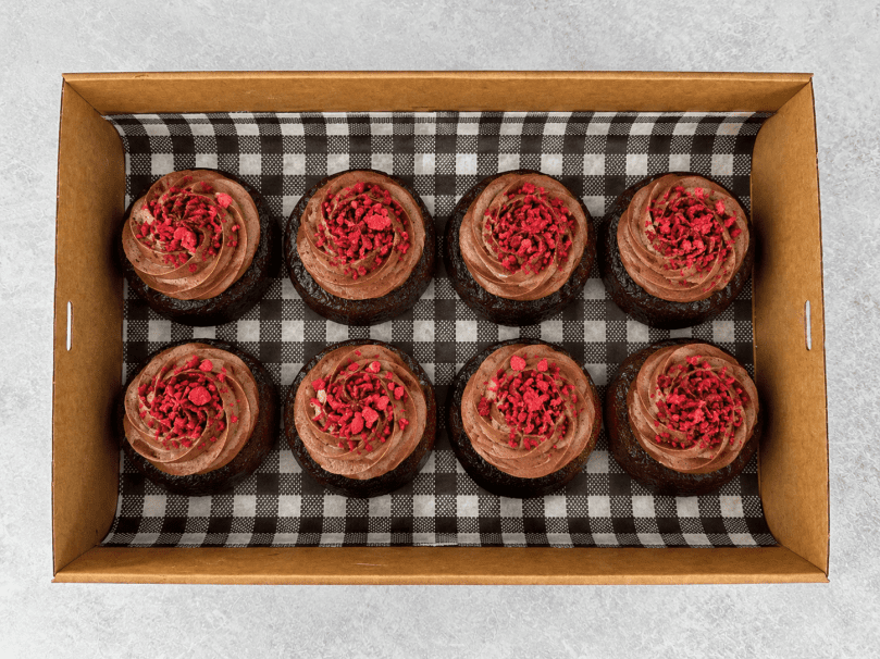 Mini Vegan Chocolate Mud Cakes (8 pack)