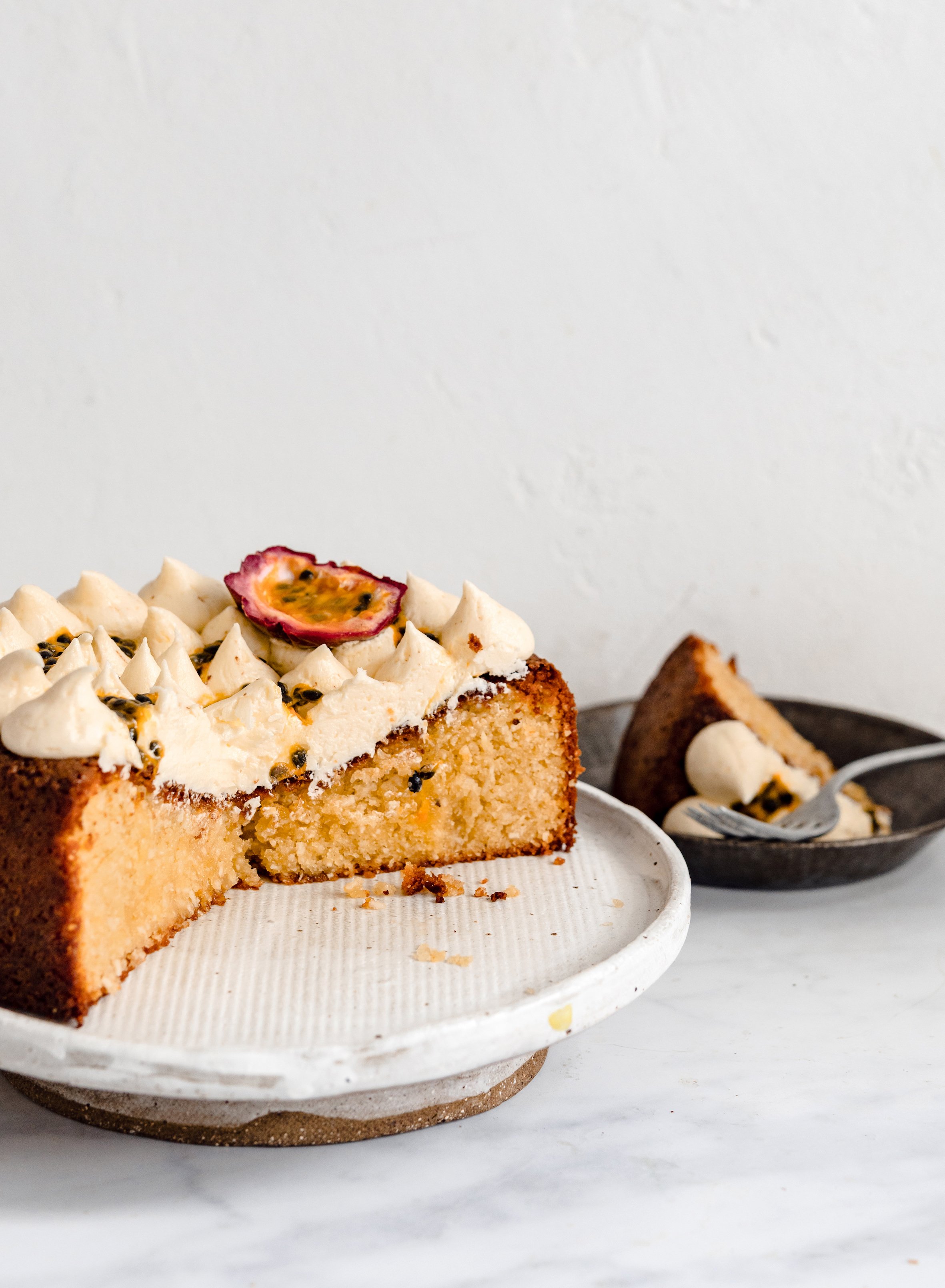 Coconut Passionfruit Cake
