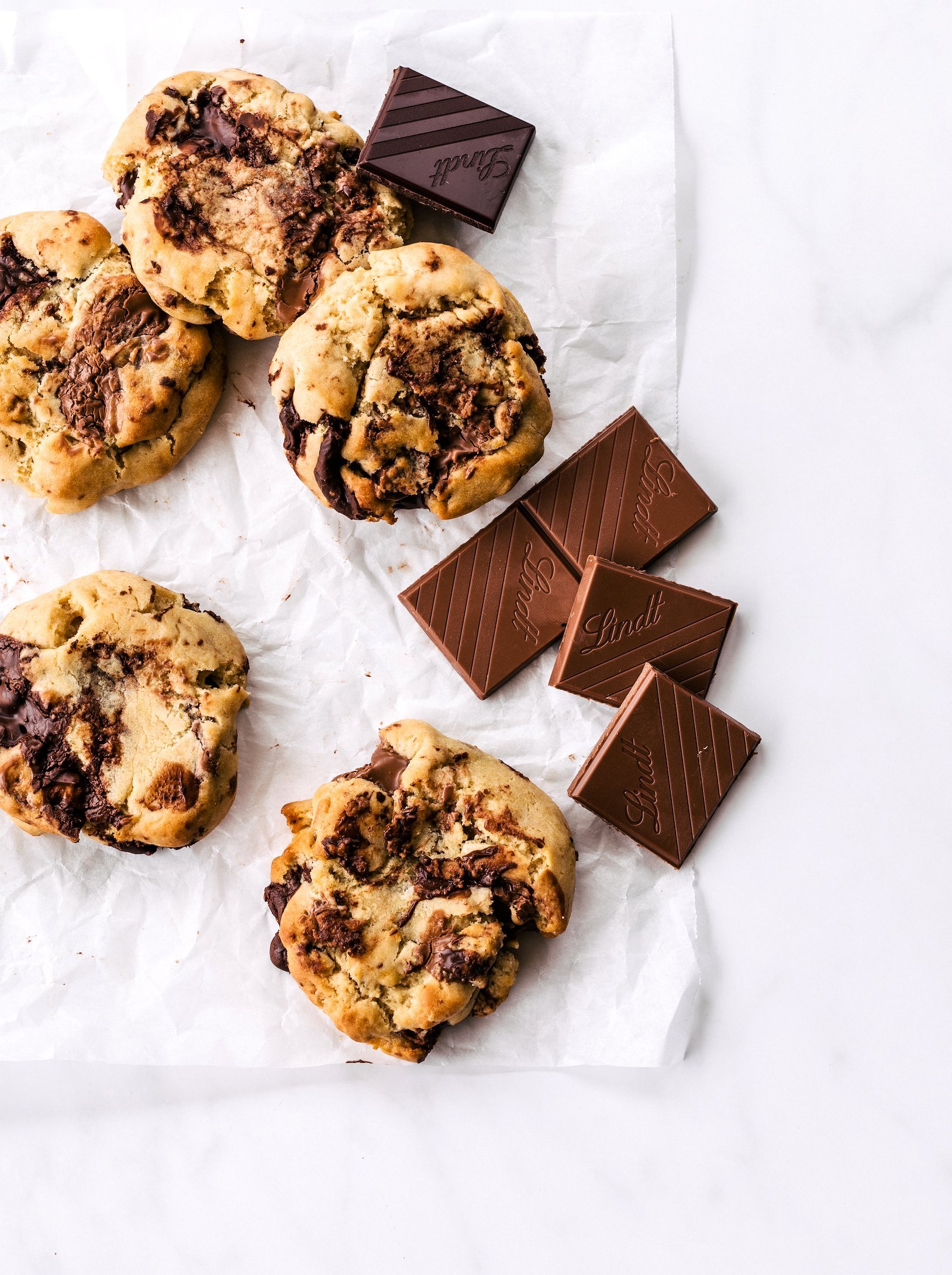 Triple Chocolate Chunk Cookies