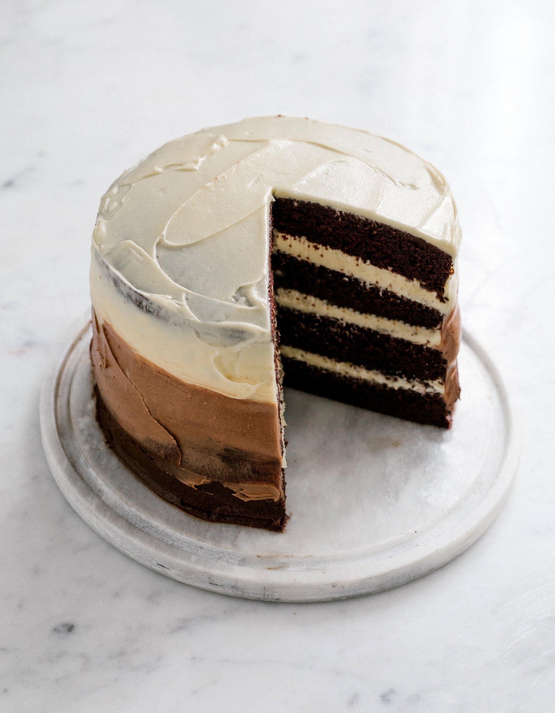 Chocolate Ombre Cake