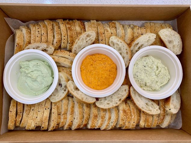 Turkish Bread & Dip Platter