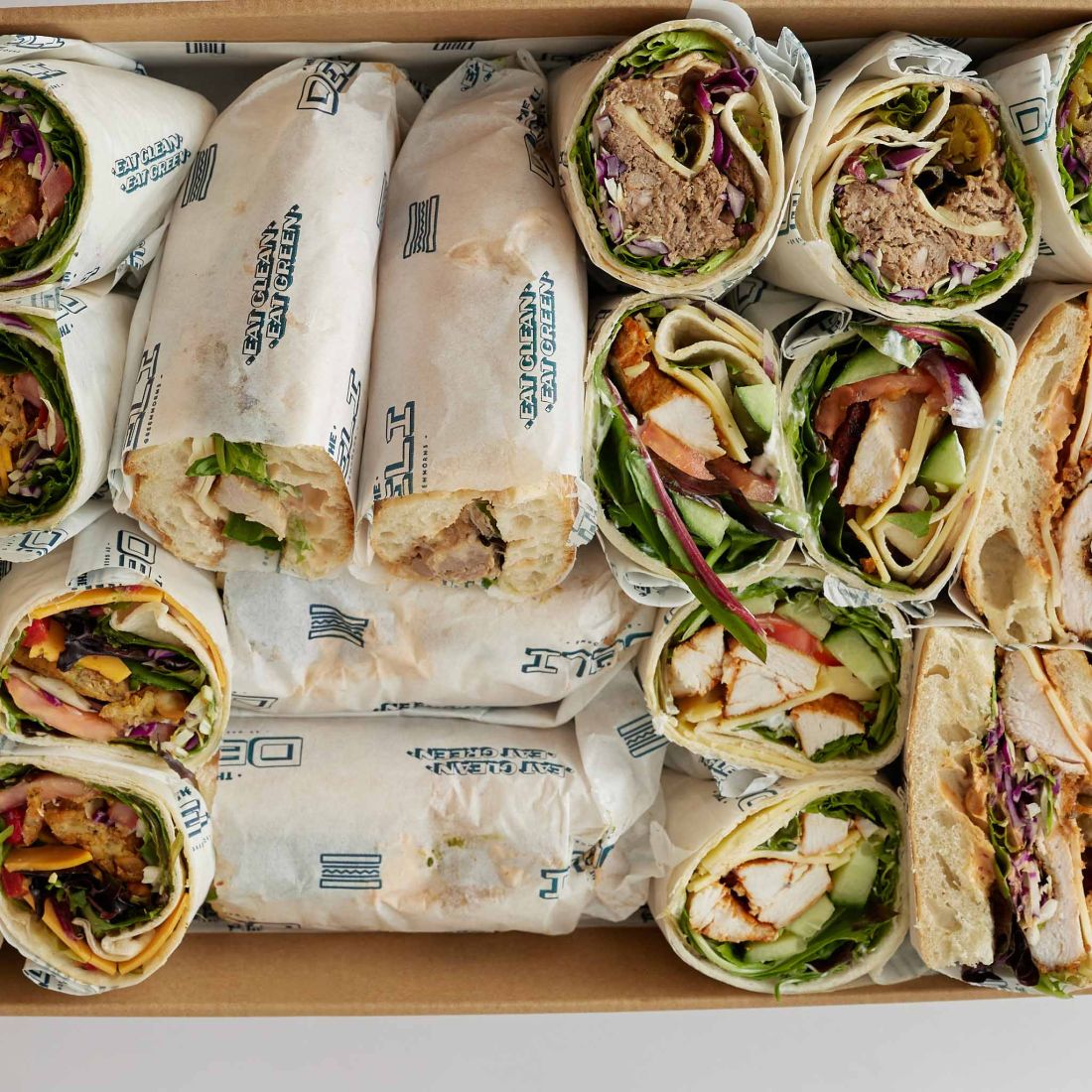 Assorted Wrap & Artisan Bread Sandwich Platter