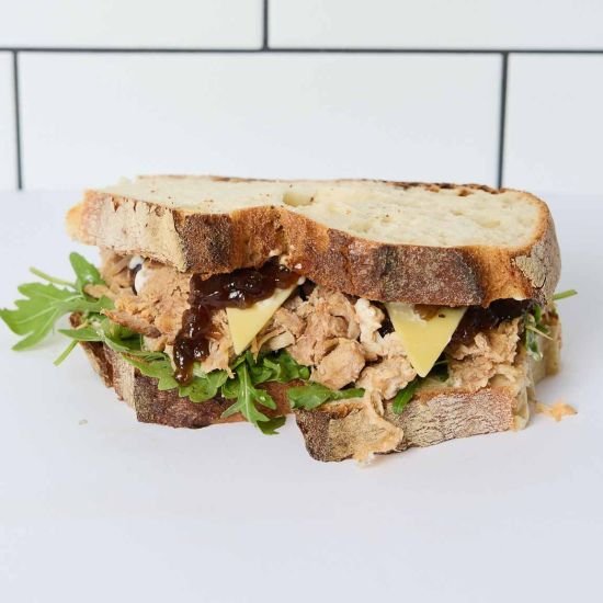 Pork, Cheddar & Caramelised Onion Toasted Sourdough