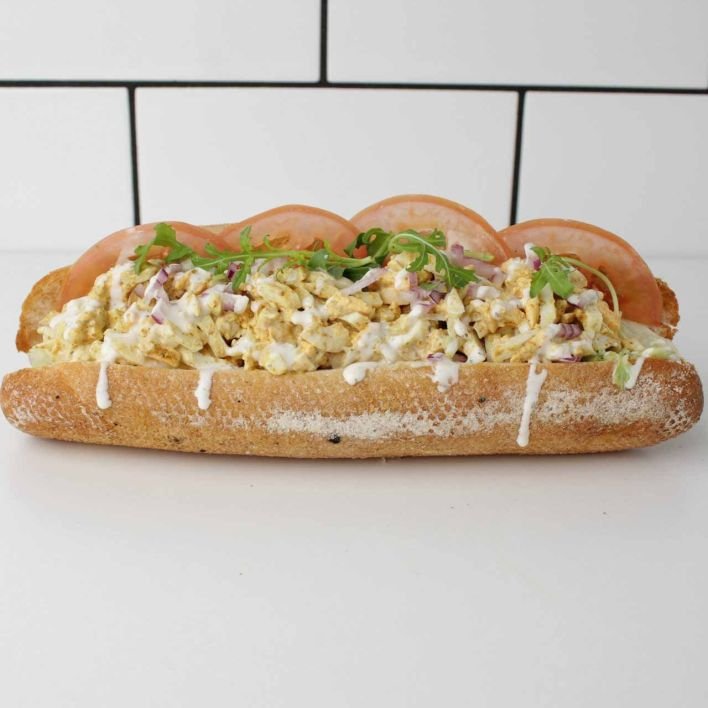 Curried Egg Baguette