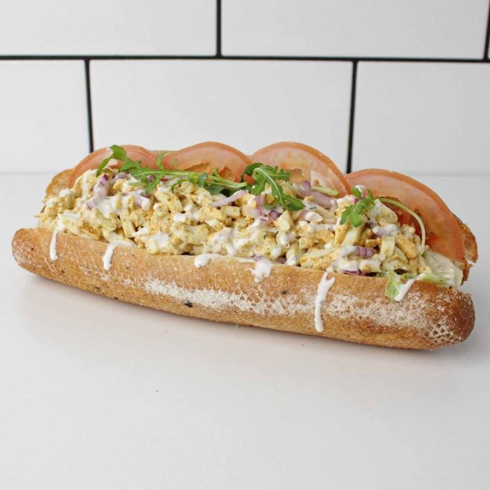 Curried Egg Baguette