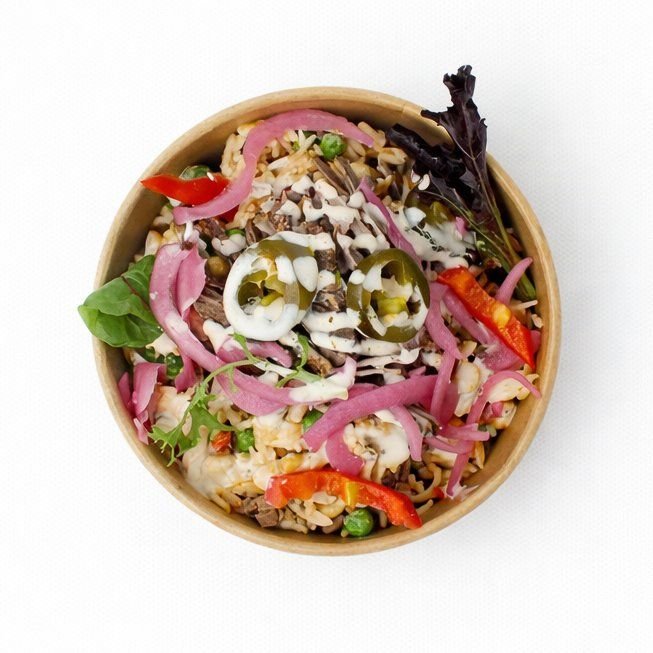 Mexican Beef Rice Salad
