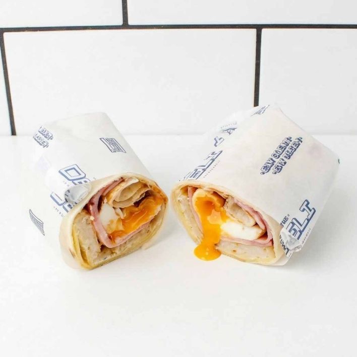 Bacon, Egg & Hashbrown Wrap