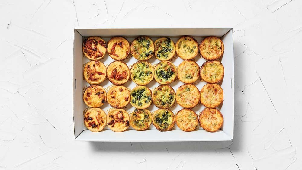 Boxed Mini Quiches - Assorted