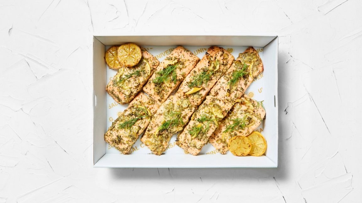 Protein Platter: Seared Salmon
