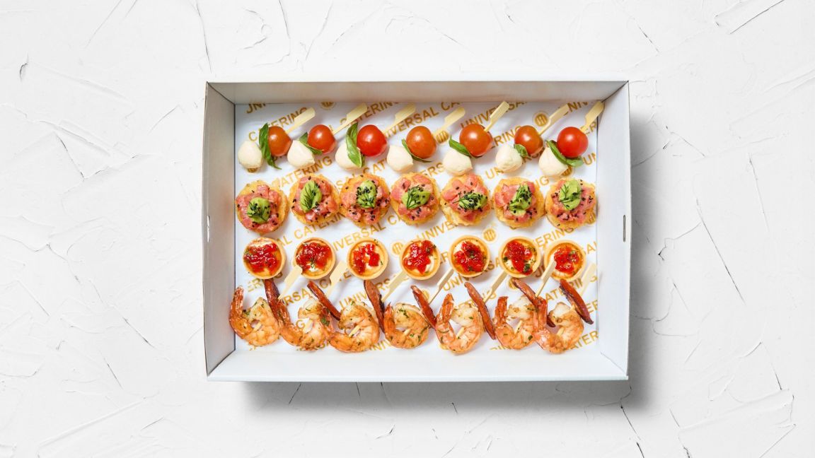 Boxed Mixed Canapés