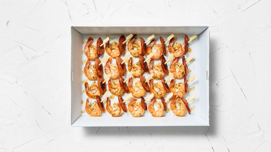 Prawn and Chorizo Bites