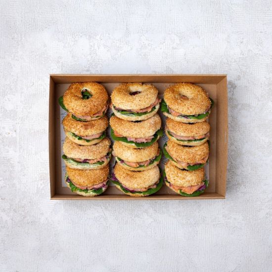 Mini Salmon Bagel Box
