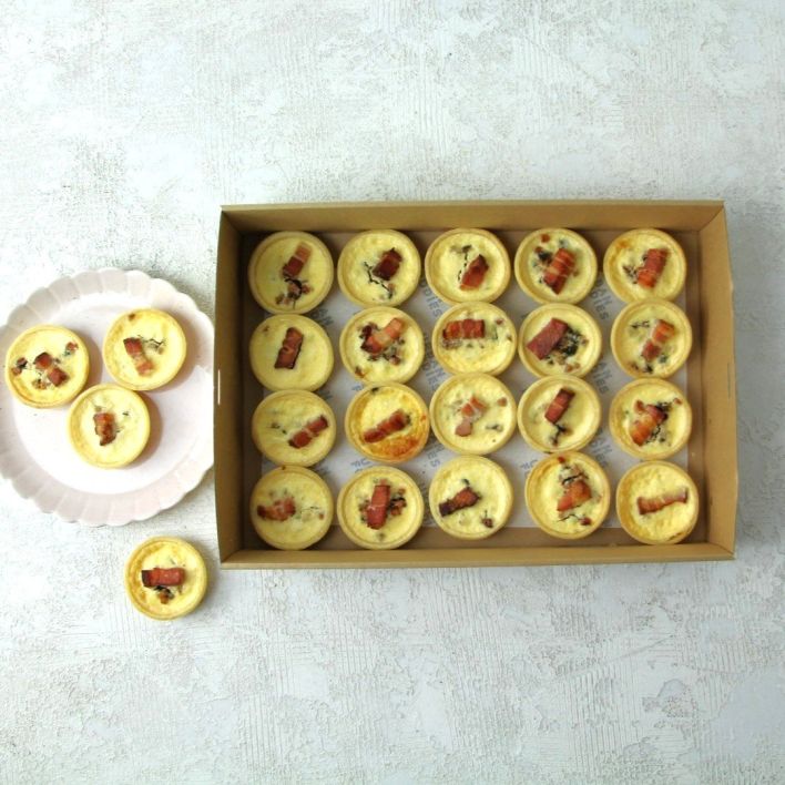 Egg & Bacon Tart Box 