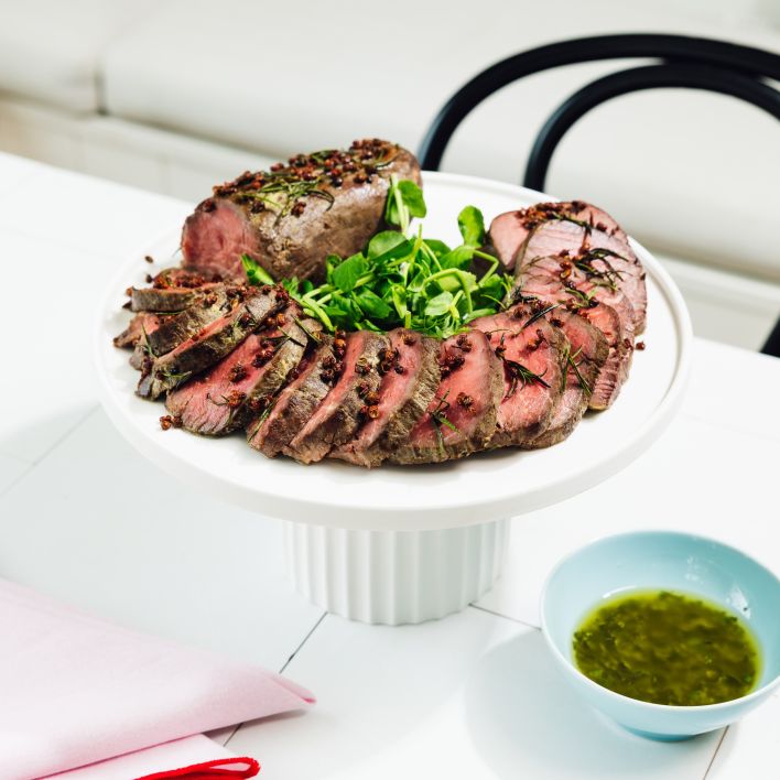 Seared Fillet of Beef (1.2kg) & Salsa Verde