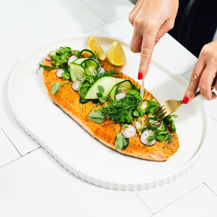 Rare Roasted Side of Salmon (1kg)