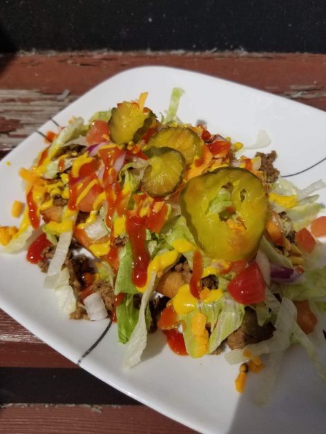 Bannock Burger Taco
