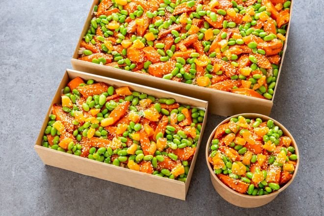 Roasted Carrot, Edamame & Brown Rice 