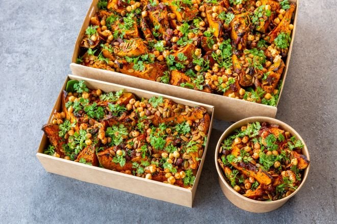 Ras el Hanout Roasted Pumpkin & Chickpea 