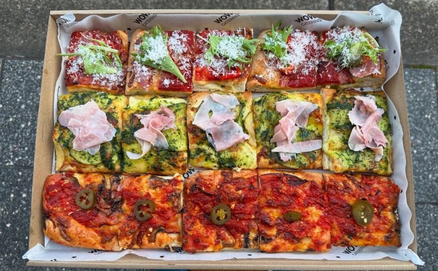 Gourmet Pizza Squares