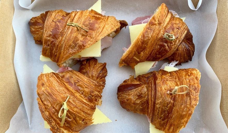 Ham & Cheese Croissant Bites