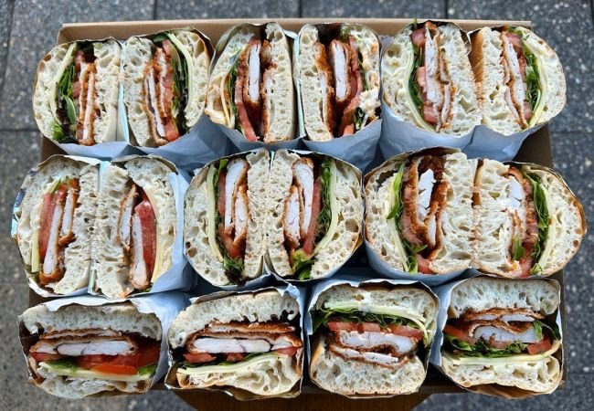 Schnitzel Ciabatta Rolls