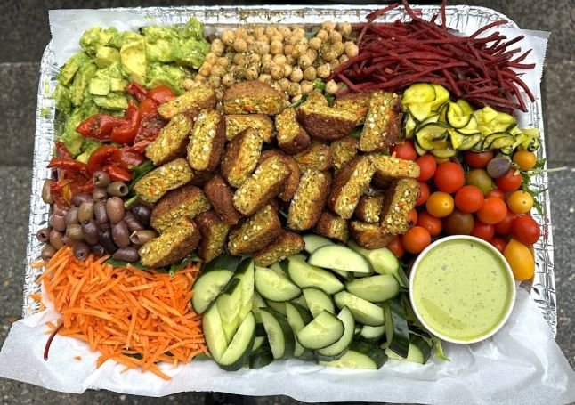 Signature Pumpkin Fritter & Avocado Salad