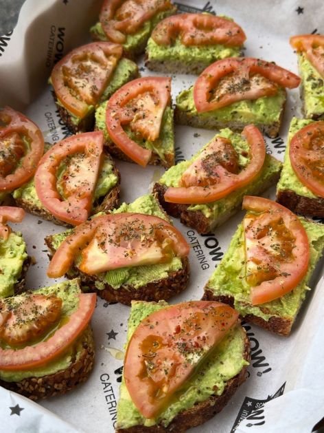 Smashed Avocado Bites