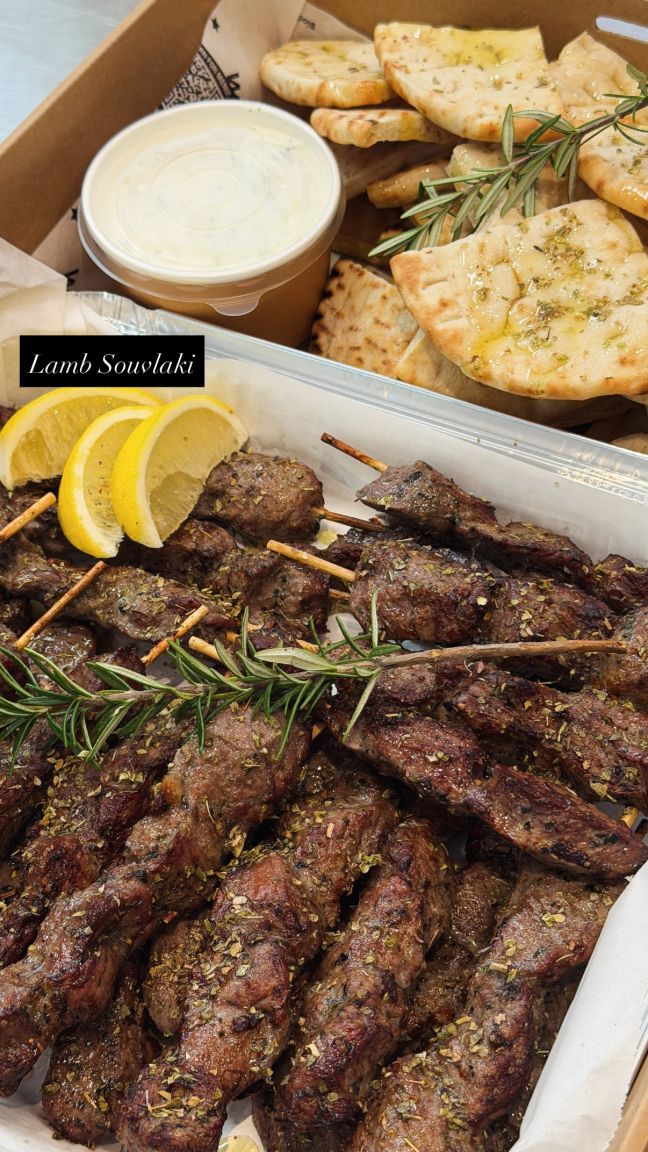 Lamb Souvlaki & Pita Box