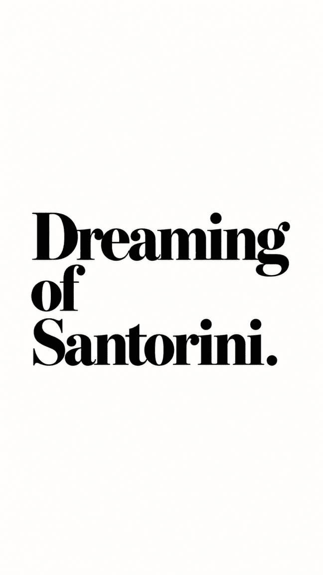 Dreaming of Santorini Package