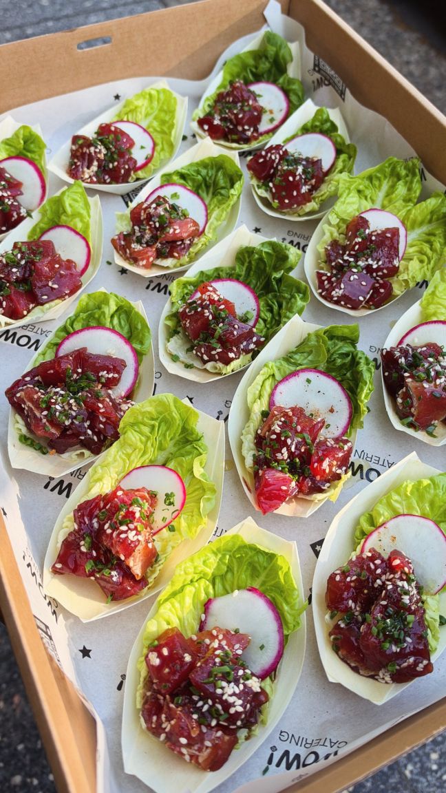 Tuna Poke Lettuce Cup