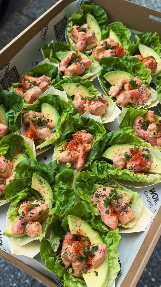Prawn & Avocado Lettuce Cup