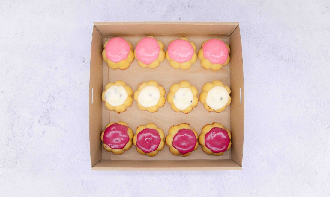Mini High Tea Cake Box of 12