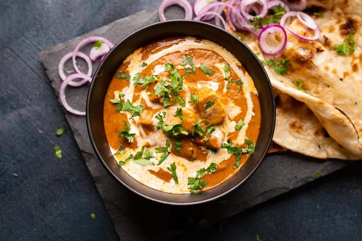 Shahi Paneer with Rice & Naan