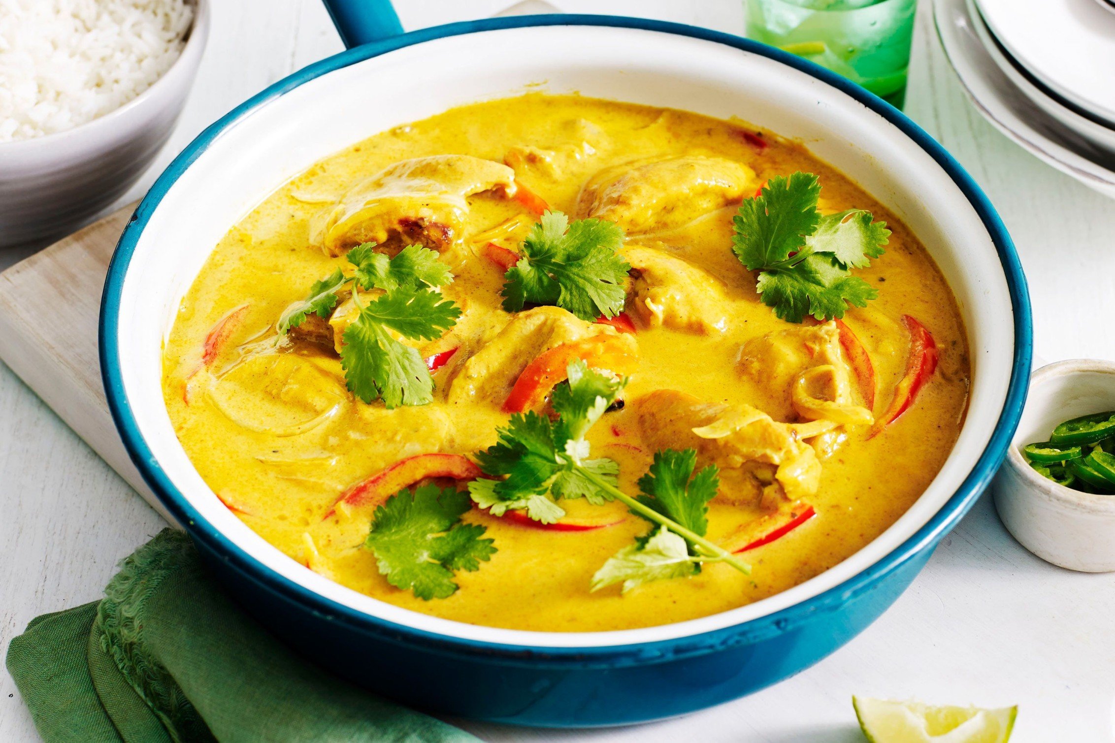 Mango Chicken with Rice & Naan