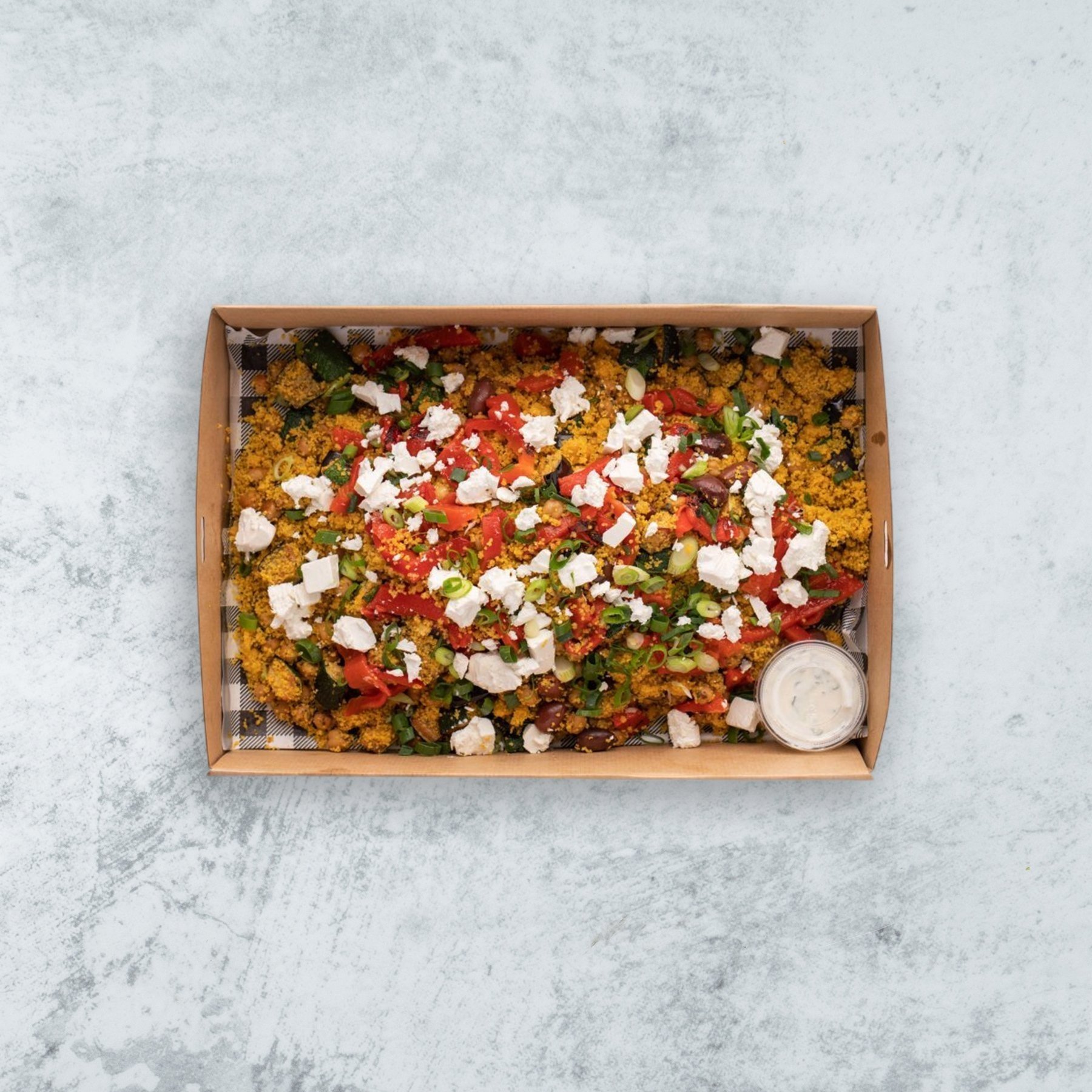 Moroccan Couscous Roasted Vegetable Salad