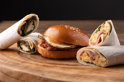 Breakfast Rolls & Wraps Individual