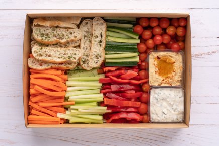 Vegetarian Crudities & Dips Platter