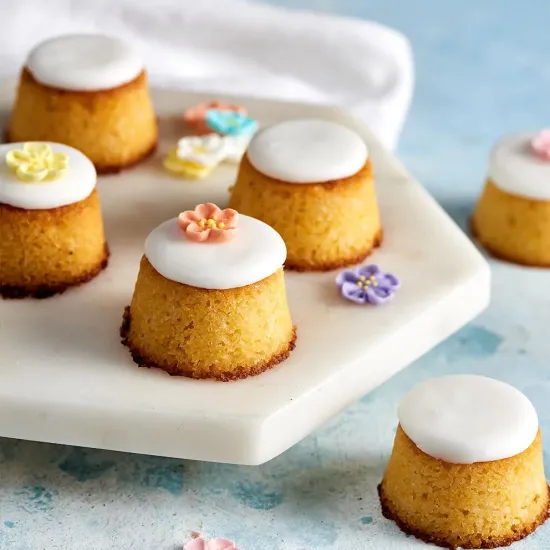 Lime & Coconut Polenta Babycake Box of 13