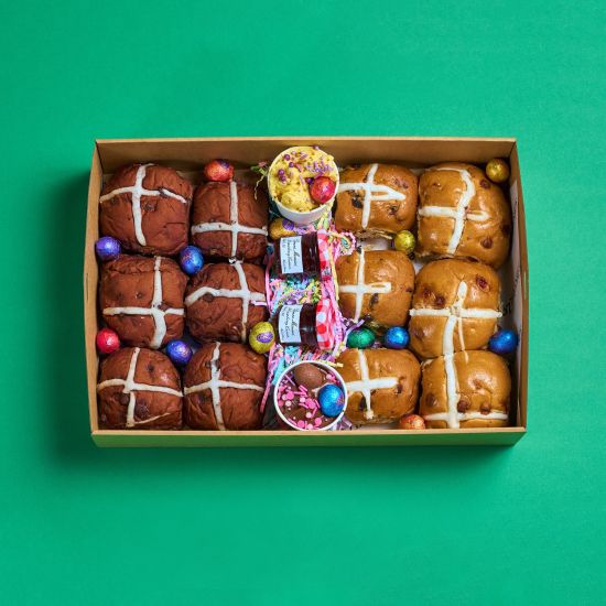 Box of Assorted Hot Cross Bun