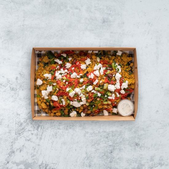 Moroccan Couscous Roasted Vegetable Salad