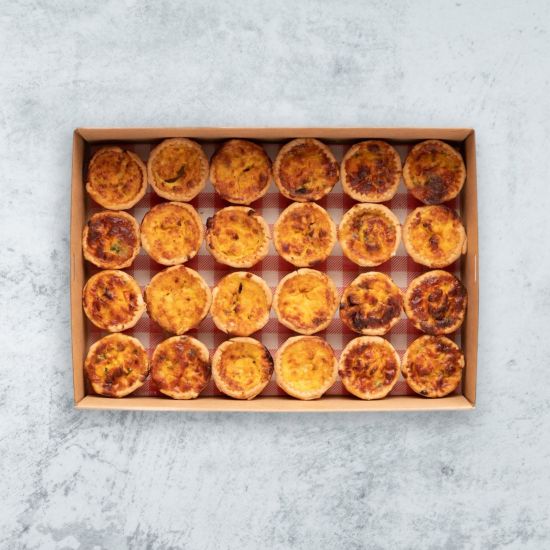 Bake n Bite Quiche Box of 24