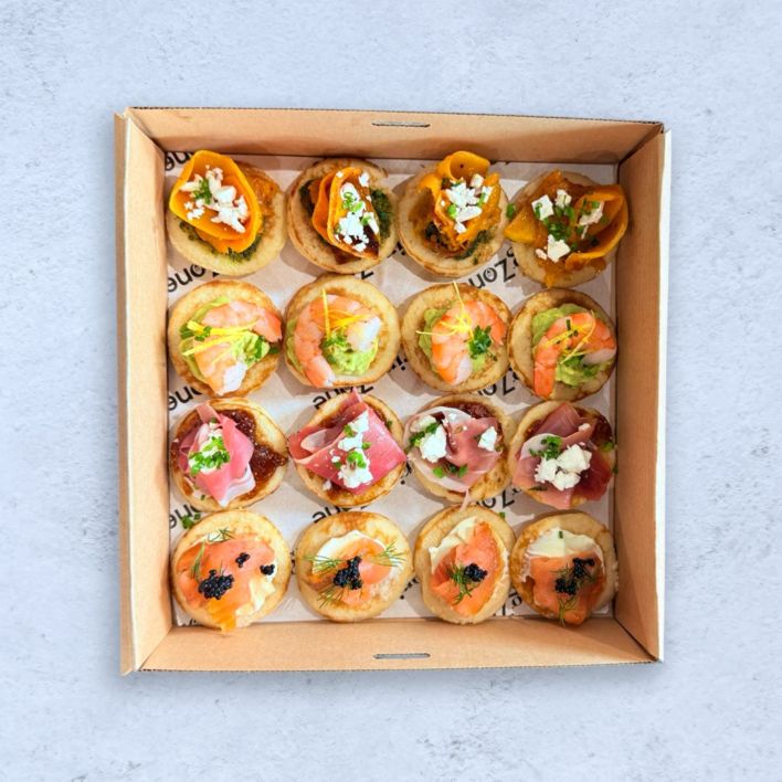 Blinis Canapes Platter